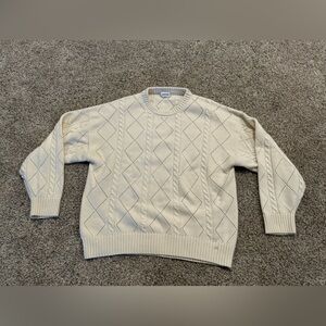 Aritzia Sunday Best Women’s Peggy Sweater in Whisper White - Size Medium